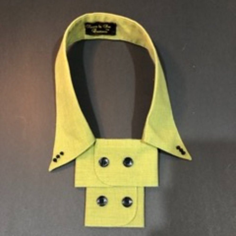 Unique hand-made faux collar